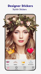 اسکرین شات 4 برنامه Wedding Flower Crown Photo