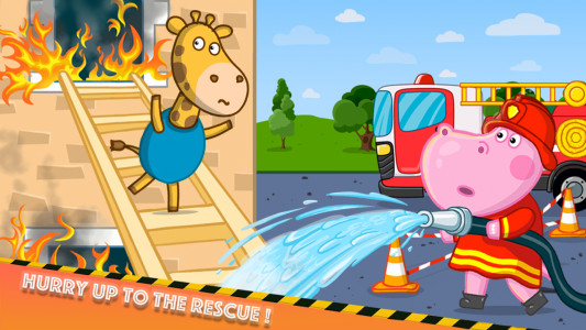 اسکرین شات بازی Hippo: Fireman for kids 8