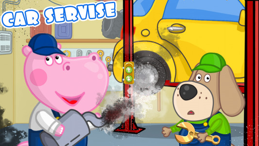 اسکرین شات بازی Hippo Car Service Station 8