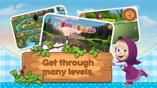 اسکرین شات بازی Masha and the Bear: Fishing 3