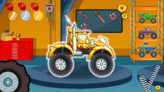 اسکرین شات بازی Kids Monster Truck Racing Game 5
