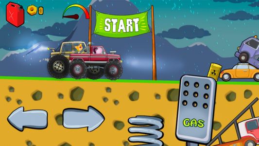 اسکرین شات بازی Kids Monster Truck Racing Game 1