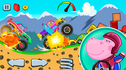اسکرین شات بازی Kids Monster Truck Racing Game 2