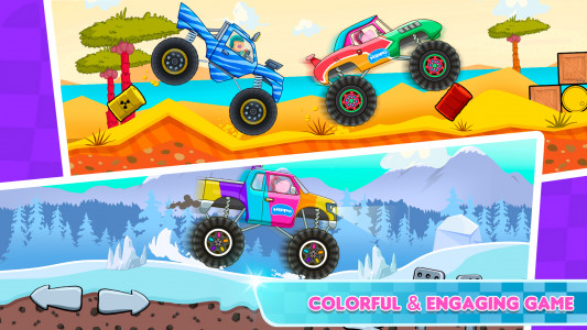 اسکرین شات بازی Kids Monster Truck Racing Game 3