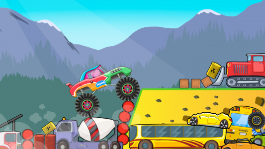 اسکرین شات بازی Kids Monster Truck Racing Game 2