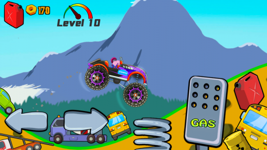 اسکرین شات بازی Kids Monster Truck Racing Game 4
