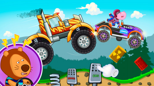 اسکرین شات بازی Kids Monster Truck Racing Game 1