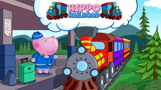 اسکرین شات 1 بازی Hippo: Railway Station