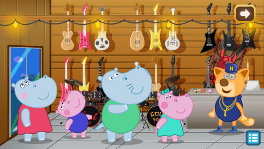 اسکرین شات بازی Queen Party Hippo: Music Games 2