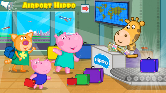 اسکرین شات بازی Hippo: Airport adventure 1