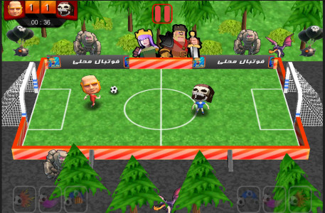 اسکرین شات بازی کلش شوتبال (دونفره) 3