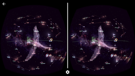 اسکرین شات برنامه StarTracker VR -Mobile Sky Map 1