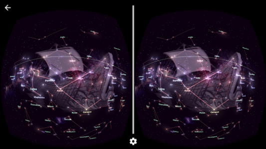 اسکرین شات برنامه StarTracker VR -Mobile Sky Map 2
