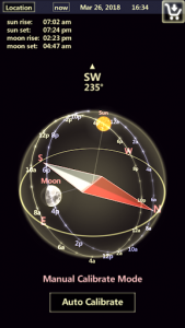 اسکرین شات برنامه Sun & Moon Tracker 4