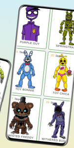 اسکرین شات 4 بازی How to draw fnafss