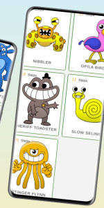 اسکرین شات 5 بازی How to draw garten  banbam