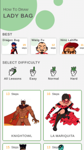 اسکرین شات 1 بازی How to draw Lady