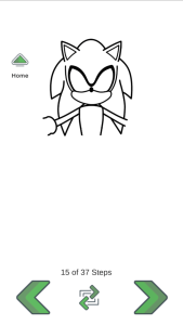 اسکرین شات 5 بازی How to draw sonik characters