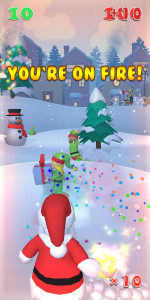 اسکرین شات بازی Snowball Santa 4