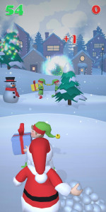 اسکرین شات بازی Snowball Santa 1