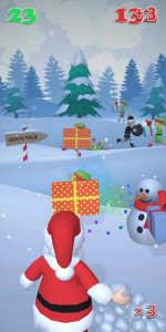 اسکرین شات بازی Snowball Santa 2