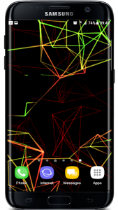 اسکرین شات برنامه Neon Particles 3D Live Wallpaper 6