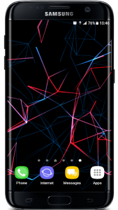 اسکرین شات برنامه Neon Particles 3D Live Wallpaper 1