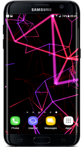 اسکرین شات برنامه Neon Particles 3D Live Wallpaper 5
