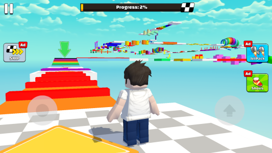 اسکرین شات 2 بازی Parkour Master: Obby Games