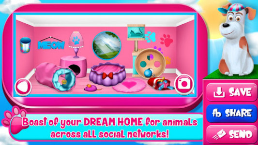اسکرین شات برنامه Pet House Decorating Games 4