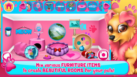 اسکرین شات برنامه Pet House Decorating Games 5