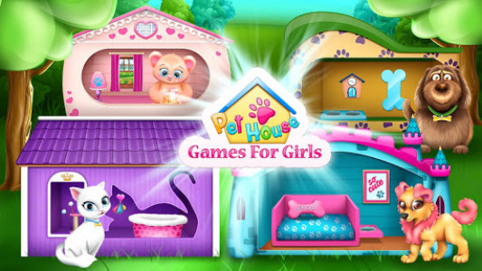 اسکرین شات برنامه Pet House Decorating Games 1