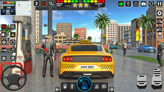 اسکرین شات 2 بازی Taxi Simulator 3D: Taxi Games