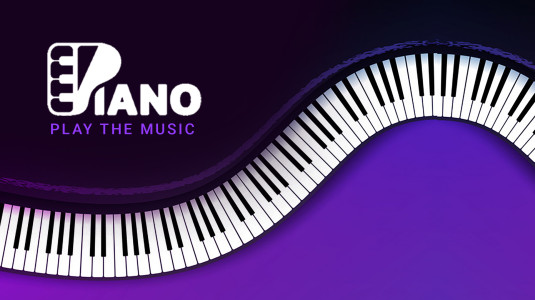 اسکرین شات 1 برنامه Piano Keyboard - Play Music