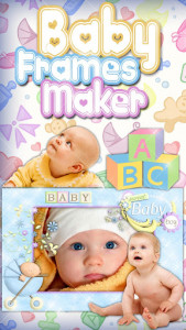اسکرین شات برنامه Baby Photo Editor 👼 Cute Frames for Pictures 1