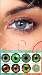 اسکرین شات برنامه Eye Color Changer Photo Editor 3