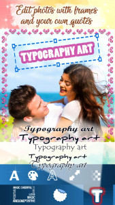 اسکرین شات برنامه Typography Photo Editor 5