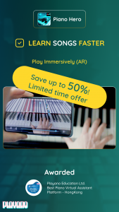 اسکرین شات 1 بازی AR Piano Hero - Learn Piano
