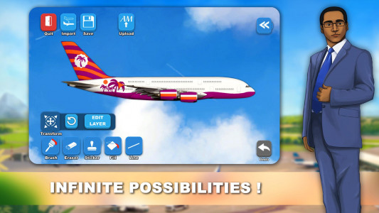اسکرین شات برنامه Airlines Painter 4