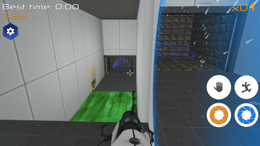 اسکرین شات بازی Portal Maze 2 game 3D aperture 3