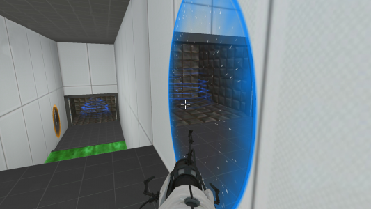 اسکرین شات بازی Portal Maze 2 game 3D aperture 1