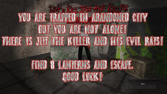 اسکرین شات بازی Let's Kill Jeff The Killer Chapter 3 - Abandoned 1