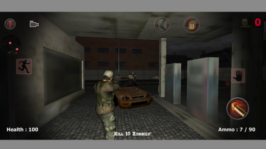 اسکرین شات بازی Urban Counter Zombie Warfare 2