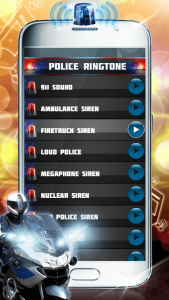 اسکرین شات برنامه Police Ringtone Loud Siren 3