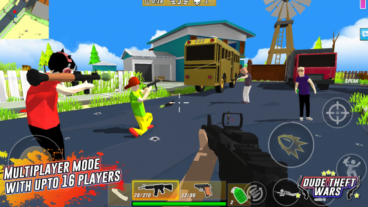 اسکرین شات بازی Dude Theft Wars Shooting Games 2