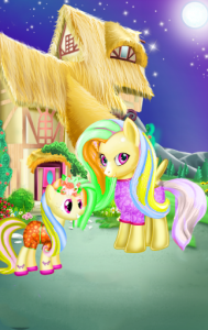 اسکرین شات 6 بازی Pregnant unicorn  Pony - game pregnant mommy