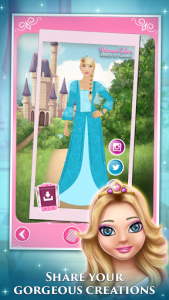 اسکرین شات برنامه Princess Salon Dress Up Games 2
