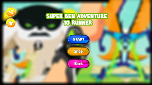 اسکرین شات بازی Super Ben ten game alien world 2