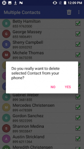 اسکرین شات برنامه Delete Phonebook Contacts: Phone Numbers Eraser 4