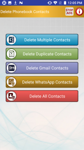 اسکرین شات برنامه Delete Phonebook Contacts: Phone Numbers Eraser 1